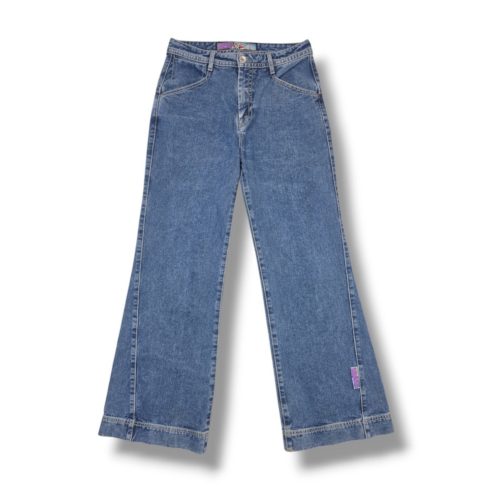 VTG JNCO Crush City Collectors Limited Edition Blue Denim Jeans Women's 30x33